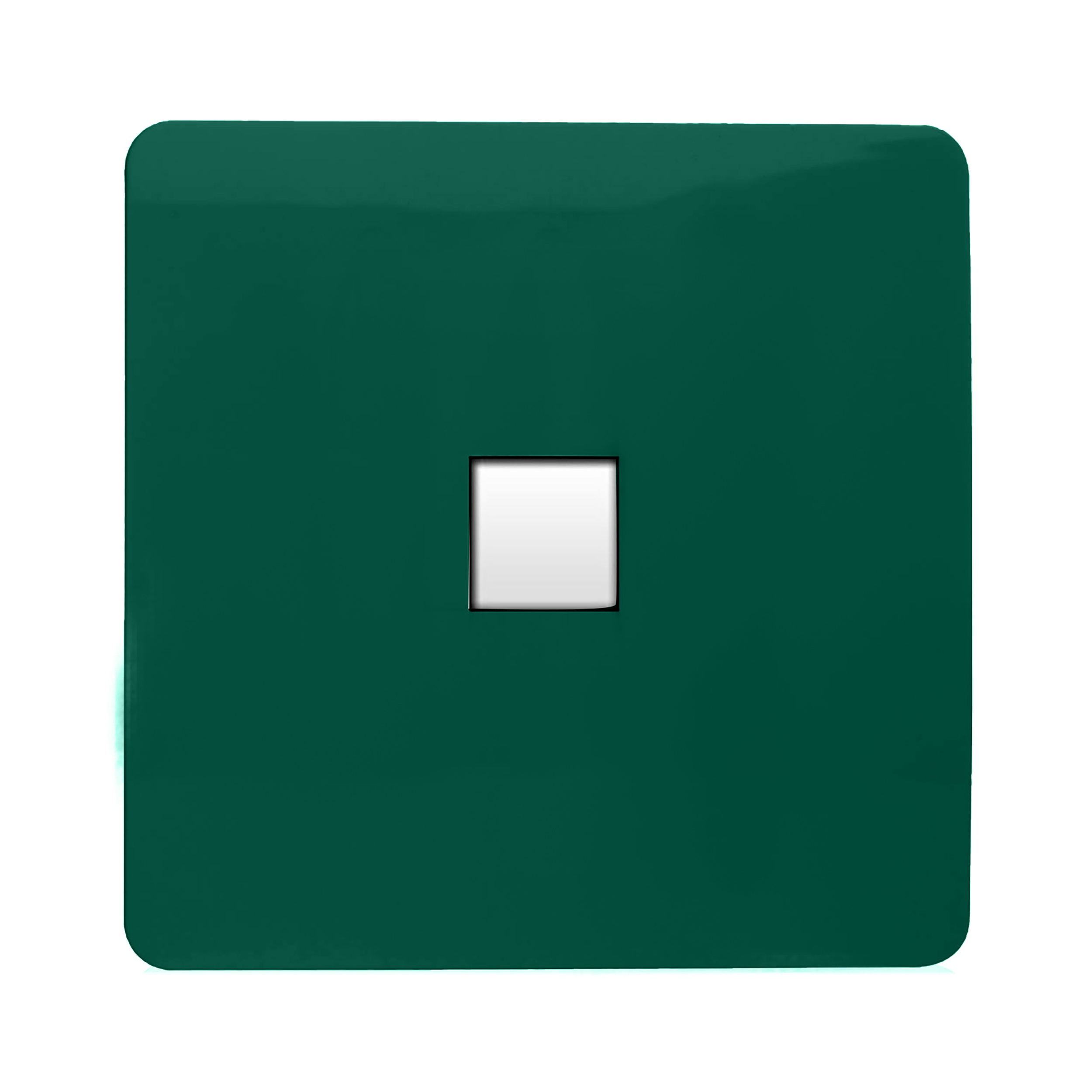 ART-PCDG  Single PC Ethernet Cat 5 & 6 Data Outlet Dark Green